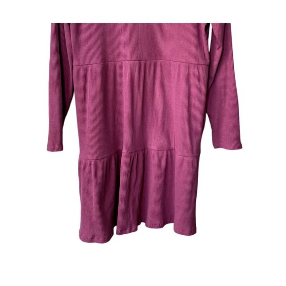 NWT Old Navy Womens Dress XXL Swing Tiered Long Sleeve Summer Babydoll PInk Mini - Picture 6 of 10